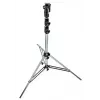 Trikojo koja Manfrotto 126CSU — viena koja, maks. apkrova 40 kg, maks. aukštis 3,33 m, svoris 8,3 kg, sidabrinė