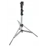 Trikojo koja Manfrotto 126CSU — viena koja, maks. apkrova 40 kg, maks. aukštis 3,33 m, svoris 8,3 kg, sidabrinė