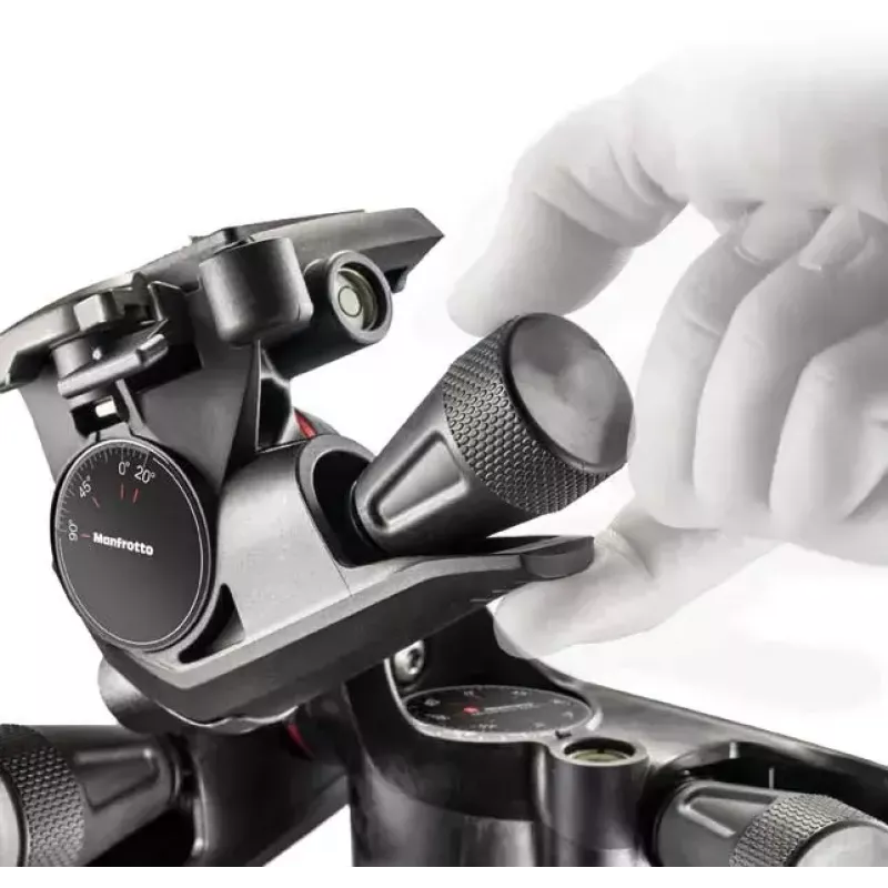 Trikojų galvutė Manfrotto MHXPRO-3WG juoda technopolimeras 3/8 colio