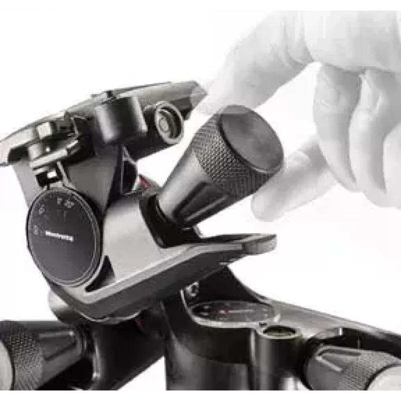 Trikojų galvutė Manfrotto MHXPRO-3WG juoda technopolimeras 3/8 colio