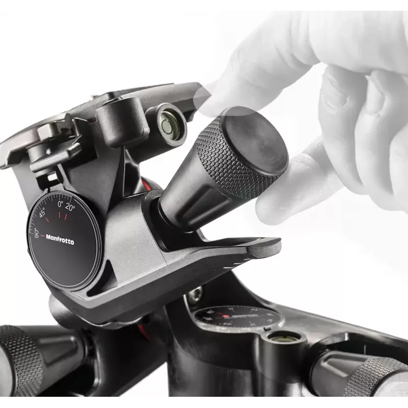 Trikojų galvutė Manfrotto MHXPRO-3WG juoda technopolimeras 3/8 colio