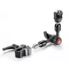 Trikojo priedas Manfrotto 244MICROKIT — juodas, 1/4 colio jungiamasis sriegis, maks. apkrova 3 kg