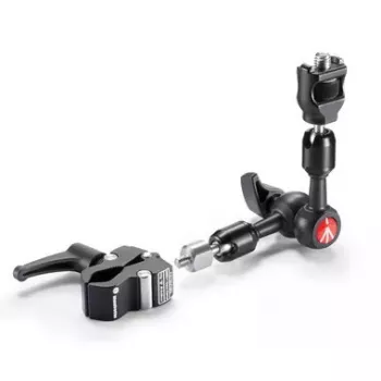 Trikojo priedas Manfrotto 244MICROKIT — juodas, 1/4 colio jungiamasis sriegis, maks. apkrova 3 kg
