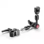 Trikojo priedas Manfrotto 244MICROKIT — juodas, 1/4 colio jungiamasis sriegis, maks. apkrova 3 kg