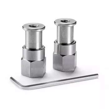 Kameros tvirtinimo priedas Manfrotto 244ADPT58 — nerūdijančio plieno adapteris, skirtas 244Mini/244 Micro Friction Arm, 73 g, pilkas