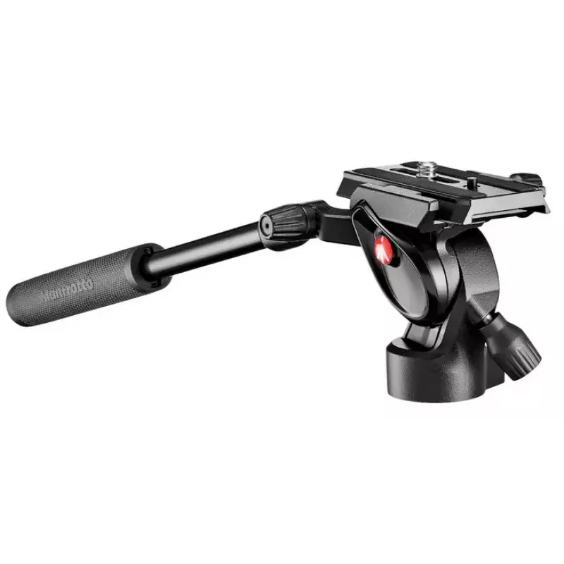 Trikojų galvutė Manfrotto MVH400AH juodos spalvos aliuminio 1/4 colio fluidinė