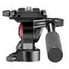 Trikojų galvutė Manfrotto MVH400AH juodos spalvos aliuminio 1/4 colio fluidinė
