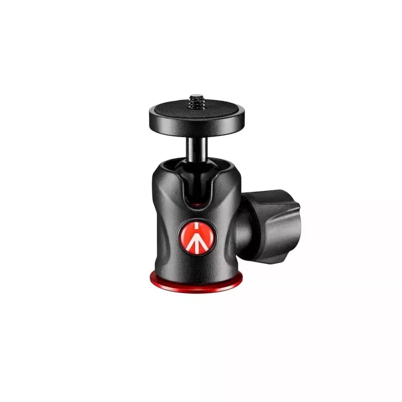 Trikojo galvutė Manfrotto 492 Centre Ball Head juoda raudona 1/4 colio