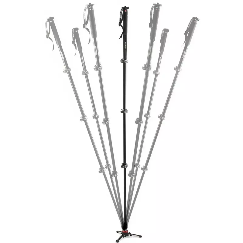 Monopod Manfrotto MVMXPRO500 aliuminis juodas