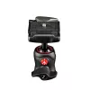 Trijų kojų galvutė Manfrotto MH490-BH Juoda Aliuminis 1/4 col. Rutulinė Aukštis 90 mm Svoris 190 g