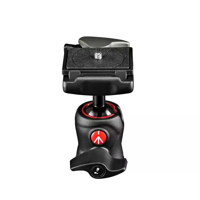 Trijų kojų galvutė Manfrotto MH490-BH Juoda Aliuminis 1/4 col. Rutulinė Aukštis 90 mm Svoris 190 g