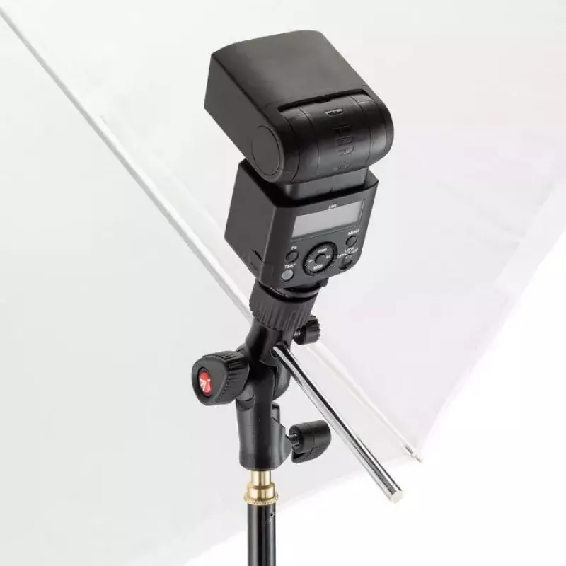Manfrotto MLH1HS-2 šaltos kreipiamosios judama galvutė su šviesos jungtimi ir skėčio laikikliu
