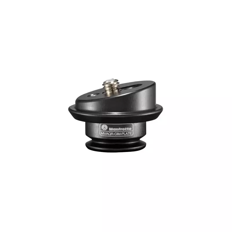 Montavimo plokštė Manfrotto MVAQR-GIM-PLATE Aliuminis Juoda 50mm x 35mm
