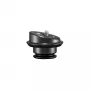 Montavimo plokštė Manfrotto MVAQR-GIM-PLATE Aliuminis Juoda 50mm x 35mm