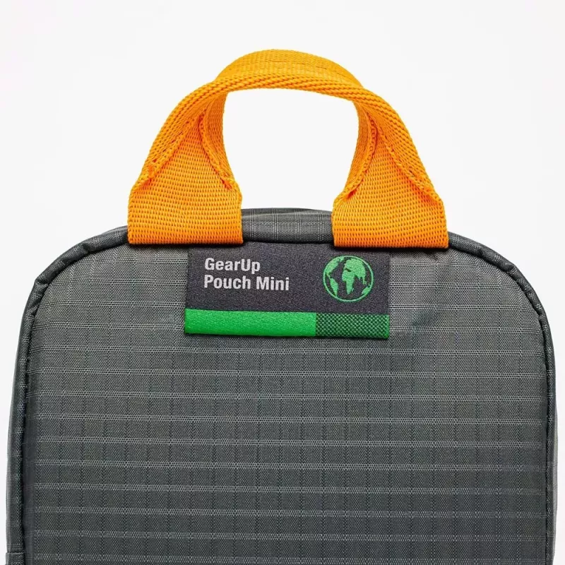 Lowepro GearUp Pouch Mini krepšys Nailonas Poliesteris Ripstop Pilka Oranžinė