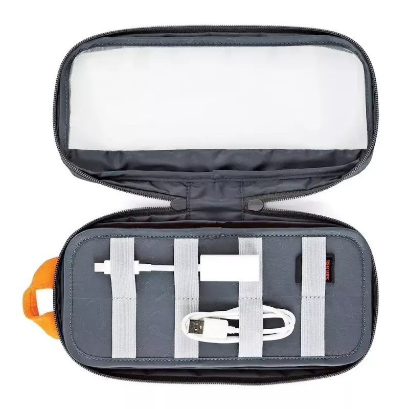 Lowepro Pouch Medium GearUp GL LP37139-GRL Nylon Ripstop Poliesteris Oranžinė Pilka 280x45x140mm