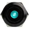 DimasTech Vandalismui atsparus jungiklis/mygtukas 22mm Juodaline Dot RGB PD219