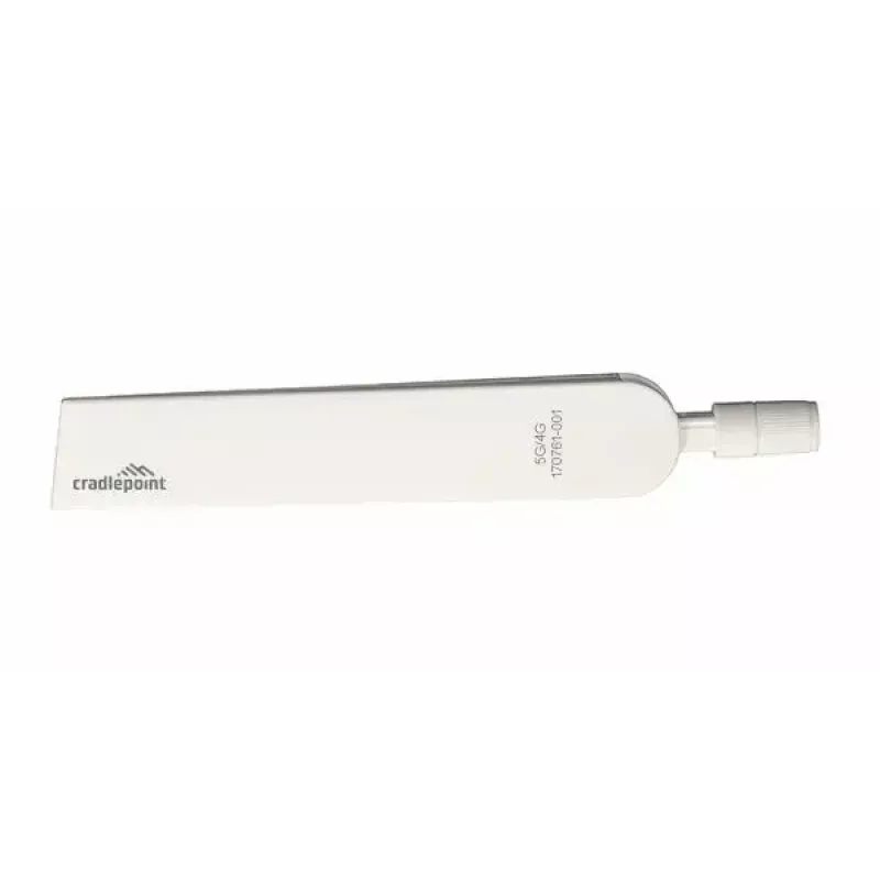 Tinklo antena CradlePoint 170761-001 — 0,6–6 GHz, balta, suderinama su CBA850-1200M-B ir W2000
