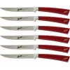 Steak rinkinys 6 vienetų, Berkel Elegance Glossy Red — stalo įrankių rinkinys kepsniams patiekti