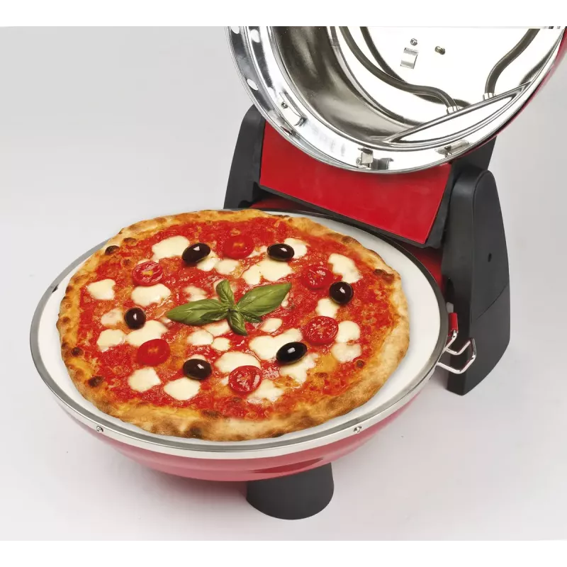 Picų keptuvė G3 Ferrari Pizzeria Snack Napoletana 1200 W juoda raudona 1 pica 31 cm