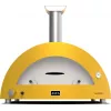 Malkomis kūrenama picos krosnis Alfa Forni Moderno 5 Pizze Geltona FXMD-5P-LGIA, lauko stalviršio picos krosnis, talpa 5 picos
