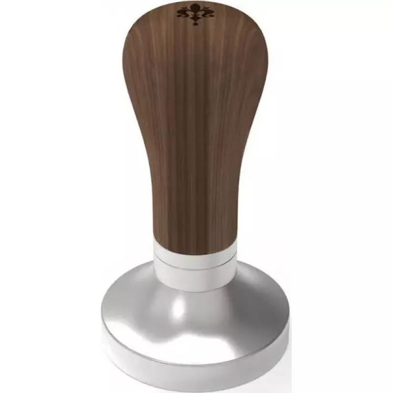 Tamper Eureka EUtampWal58, reguliuojamas, riešutmedžio rankena, 58 mm pagrindo skersmuo