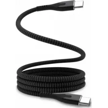 USB-C į USB-C magnetinis laidas STATIK MagStack Pro 2 m juodas