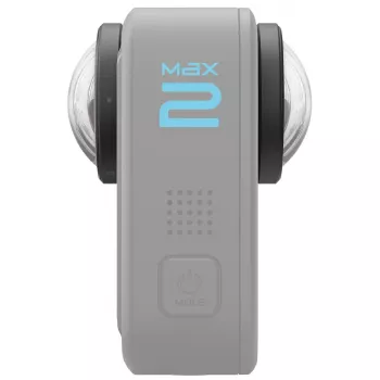 Objektyvo atnaujinimo rinkinys GoPro MAX2 — atsarginiai objektyvai (2 vnt.), montavimo įrankis, mikropluošto šluostė, juoda, 25×25×12 mm