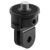 Kameros laikiklis GoPro ¼-20 tvirtinimo adapteris — universalus 24×24×37 mm, juodas