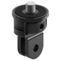 Kameros laikiklis GoPro ¼-20 tvirtinimo adapteris — universalus 24×24×37 mm, juodas