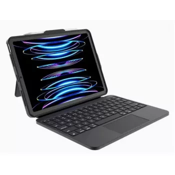 Klaviatūros dėklas DEQSTER Prime 11 colių iPad Air — apsauginis dangtelis su integruota klaviatūra