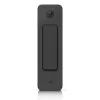 Durų skambutis UBIQUITI Doorbell Lite juodas — laidinis PoE vaizdo durų skambutis, 5 MP, 2560×1920, IPX5, metalinis ir polikarbonatinis korpusas