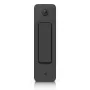 Durų skambutis UBIQUITI Doorbell Lite juodas — laidinis PoE vaizdo durų skambutis, 5 MP, 2560×1920, IPX5, metalinis ir polikarbonatinis korpusas