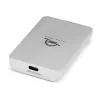 SSD dėklas OWC Envoy Pro Elektron M.2 sidabrinis, USB-C 10 Gbit/s, palaiko 1 M.2 SSD (įdiegta 480 GB)