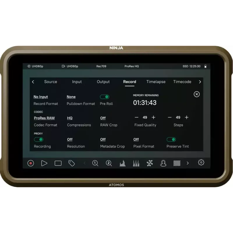 Monitor Atomos Ninja ULTRA 13,2 cm 1920 x 1080 Jutiklinis ekranas
