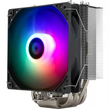 CPU aušintuvas Thermalright Burst Assassin 120 ARGB su 120 mm ARGB ventiliatoriumi, su lizdais suderinamas oro aušintuvas