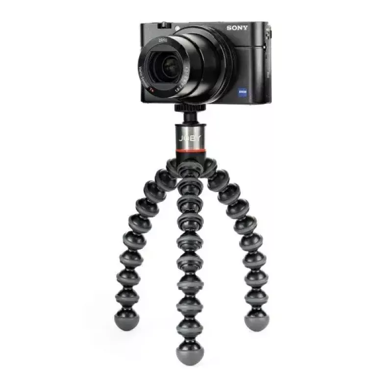 JOBY GorillaPod 500 stovas veiksmo kameroms, 3 kojos, maks. apkrova 0,5 kg, juoda/pilka