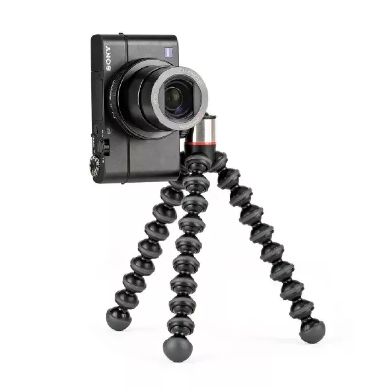 JOBY GorillaPod 500 stovas veiksmo kameroms, 3 kojos, maks. apkrova 0,5 kg, juoda/pilka