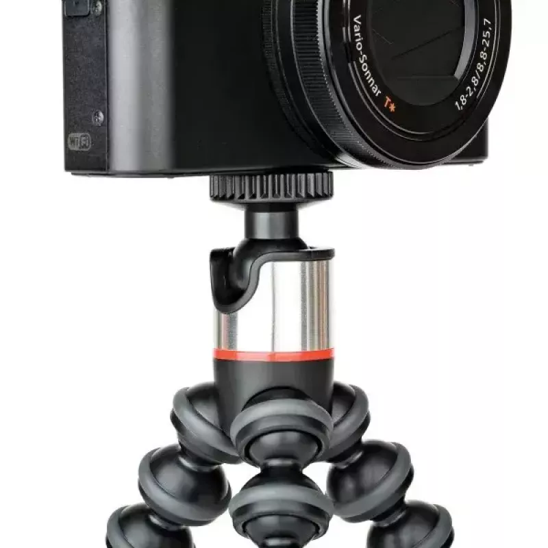 JOBY GorillaPod 500 stovas veiksmo kameroms, 3 kojos, maks. apkrova 0,5 kg, juoda/pilka