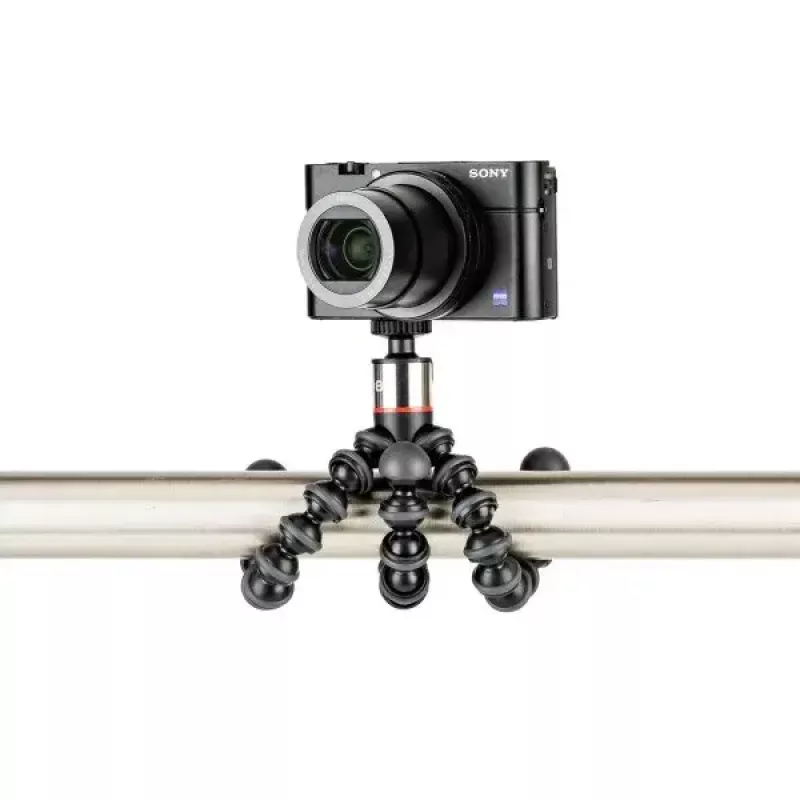 JOBY GorillaPod 500 stovas veiksmo kameroms, 3 kojos, maks. apkrova 0,5 kg, juoda/pilka