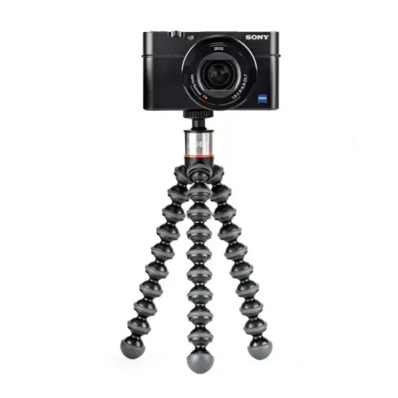 JOBY GorillaPod 500 stovas veiksmo kameroms, 3 kojos, maks. apkrova 0,5 kg, juoda/pilka