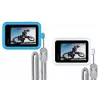Fotoaparato apvalkalas GoPro įmautė + lanyard, skirtas HERO12/HERO11/HERO10/HERO9 Juoda — silikoninis, baltas