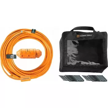 Tether Tools USB-C į Micro-B laidas CUC31RB-ORG 9,40 m, stačiakampė Micro-B jungtis, oranžinis