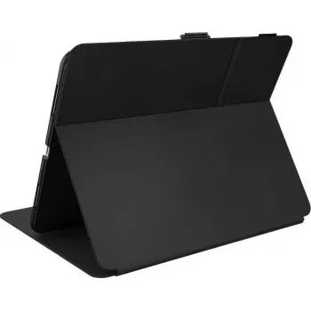 Plokštelinio kompiuterio dėklas „Speck Balance“, skirtas „iPad Pro 13 M4 2024“ – juodas, magnetinis dangtelis, stovo funkcija