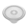 Grip PopSockets PlantCore by Popsockets — universalus telefono laikiklis, pilkas permatomas, 38,8×7,7 mm