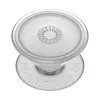 Grip PopSockets PlantCore by Popsockets — universalus telefono laikiklis, pilkas permatomas, 38,8×7,7 mm