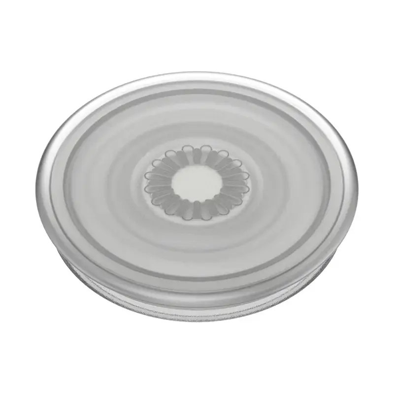 Grip PopSockets PlantCore by Popsockets — universalus telefono laikiklis, pilkas permatomas, 38,8×7,7 mm