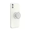 Grip PopSockets PlantCore by Popsockets — universalus telefono laikiklis, pilkas permatomas, 38,8×7,7 mm