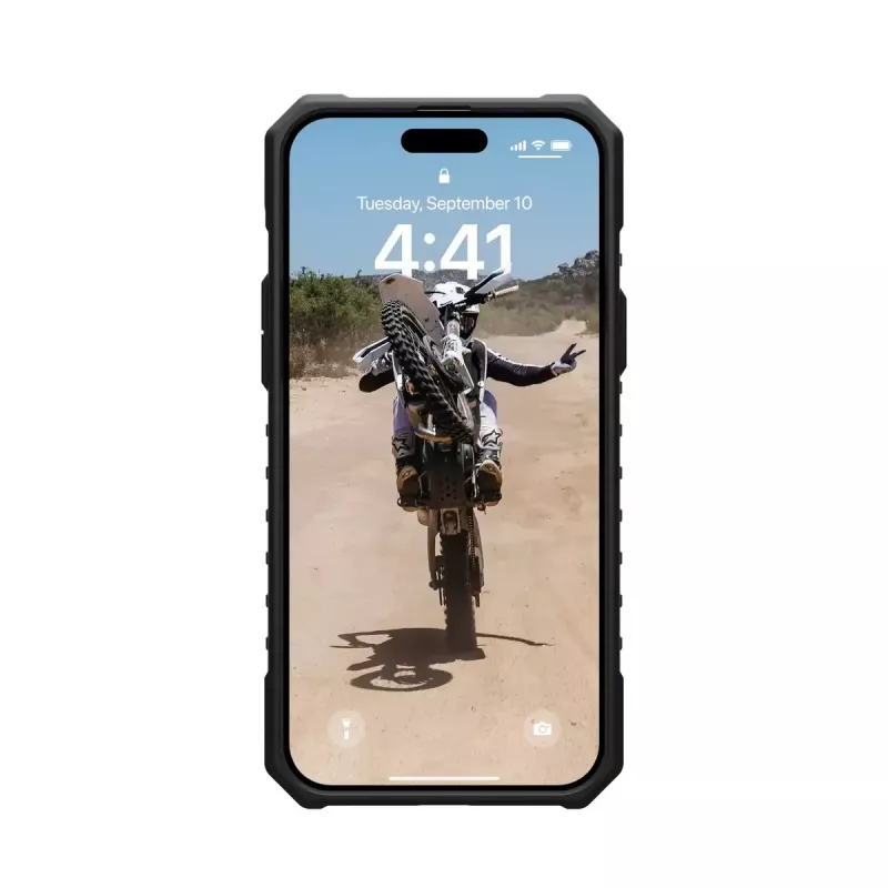 Dėklas Urban Armor Gear 114311114343 iPhone 15 Plus 17 cm juodas permatomas