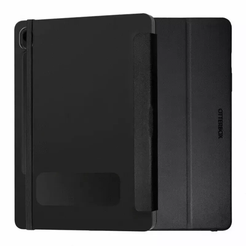 Apsauginis aplanko tipo dėklas OTTERBOX React Series, skirtas Samsung Galaxy Tab S9 FE+ — juodas